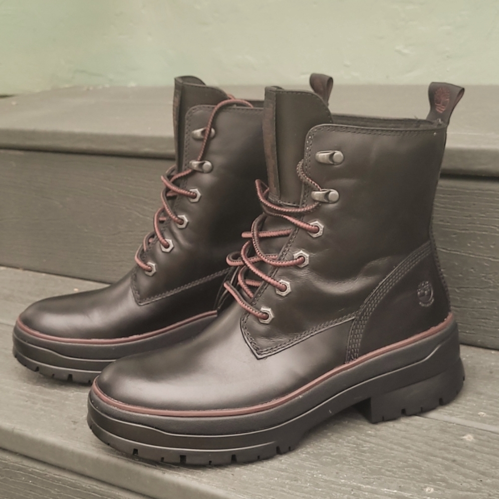 Brown, Timberland boots, size 7.5